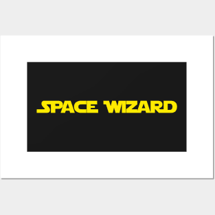 Space Wizard (Yellow) Posters and Art